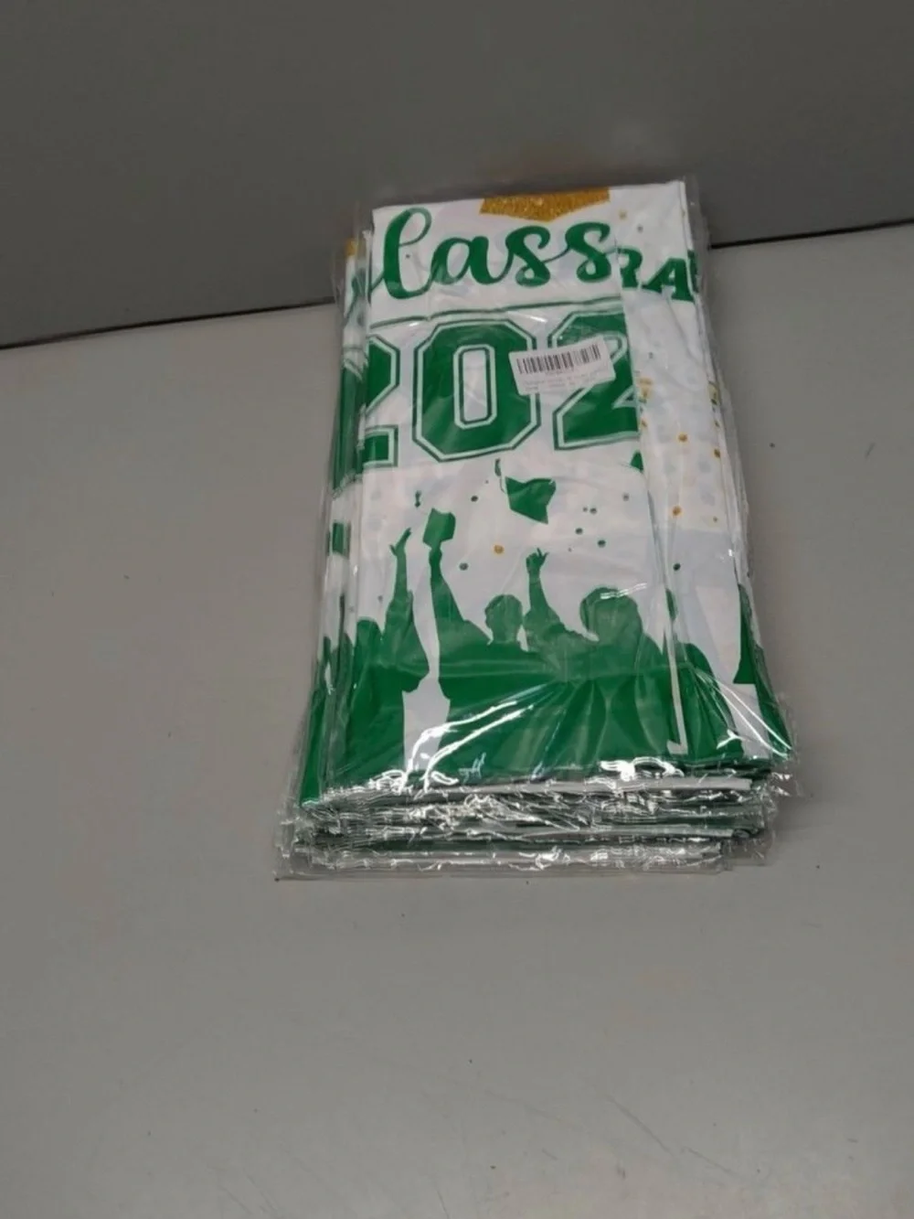 Class of 2026 Graduation Tablecloth .  Price for 9 packs = 27 tablecloths